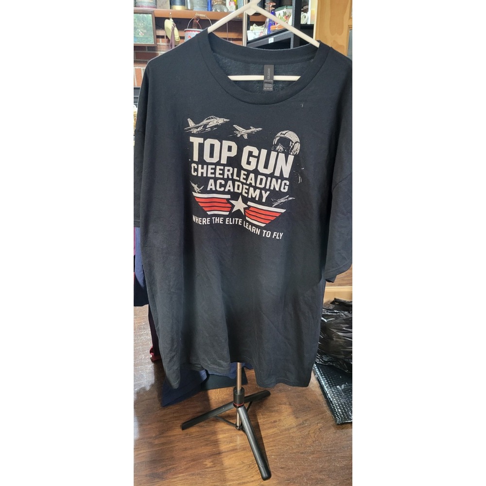 Mens 3XL Top Gun CheerLeading Academy T Shirt